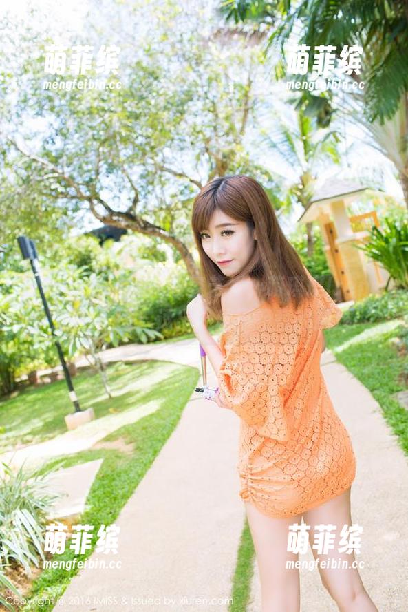 IMiss爱蜜社-萌琪琪Irene IMiss爱蜜社 - 镂空艺术,萌琪琪Irene私房美图:透出一丝不经意的挑逗